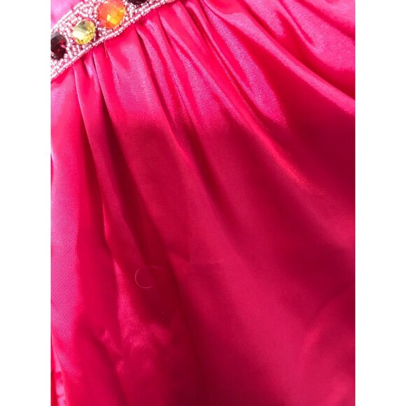 Maggie Sottero Flirt Neon Pink  Sleeveless Prom, Formal Dance Gown Sz 12 - Picture 8 of 8